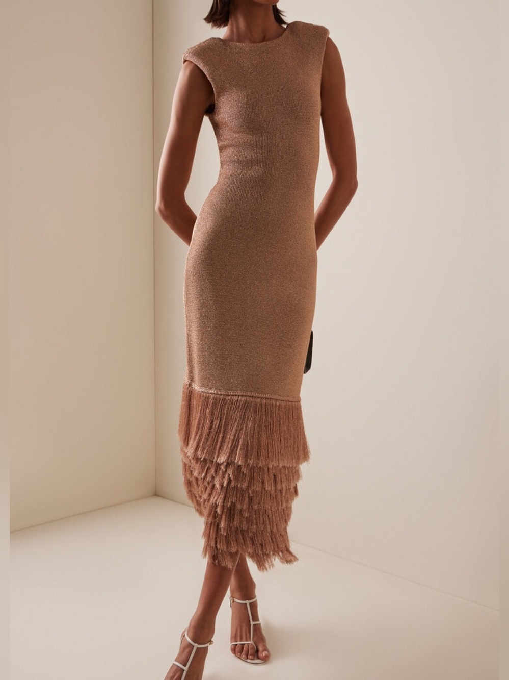 Aje Breeze Knit Midi Dress